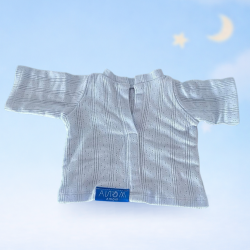 Peluş Oyuncak Pijaması – %100 Pamuk (Mavi)