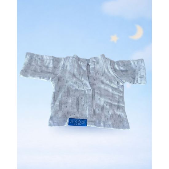 Peluş Oyuncak Pijaması – %100 Pamuk (Mavi)