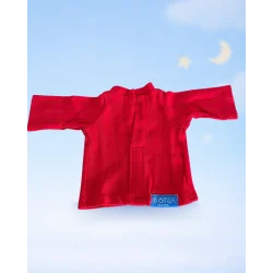 Peluş Oyuncak Pijaması – %100 Pamuk (Kırmızı)