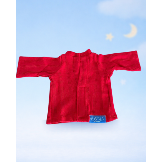 Peluş Oyuncak Pijaması – %100 Pamuk (Kırmızı)