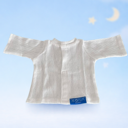 Peluş Oyuncak Pijaması – %100 Pamuk (Beyaz)